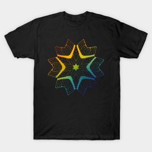 Abstract Rainbow Star T-Shirt